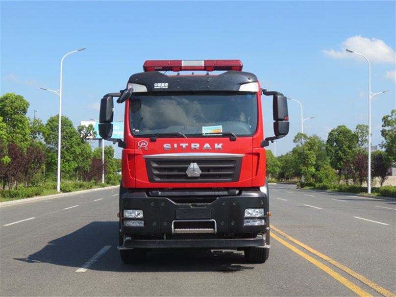 豪沃后雙橋泡沫消防車(12.8噸)圖片